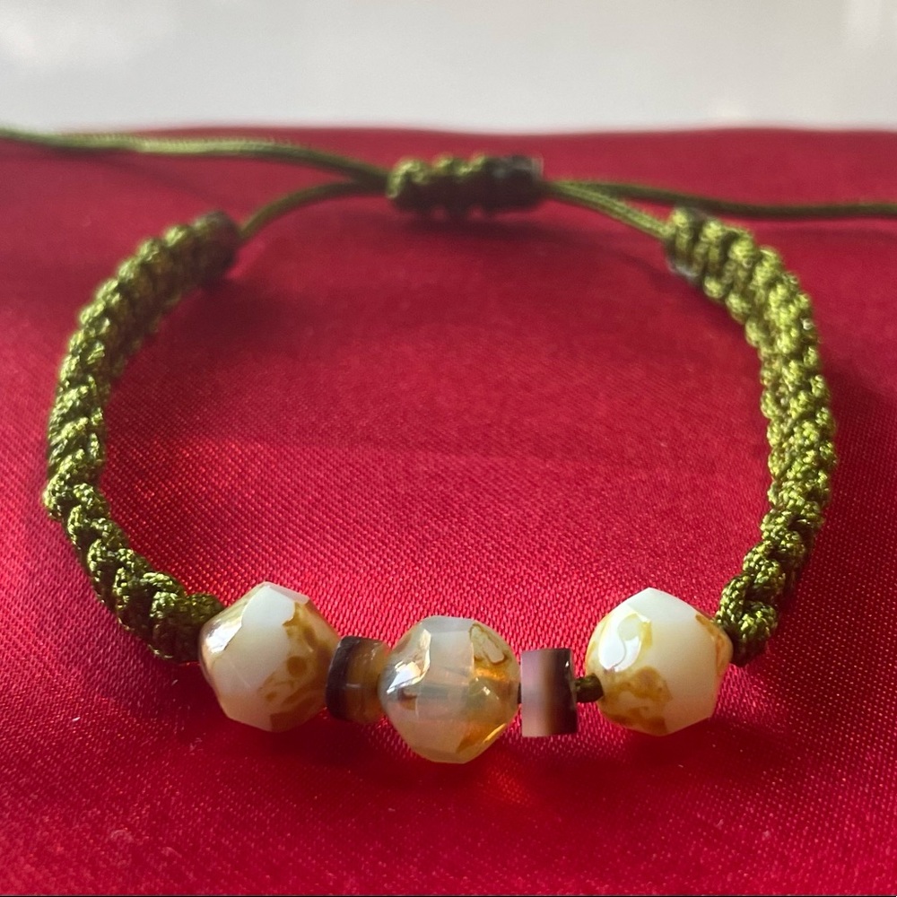 Brand New Threaded Beaded Bracelet